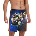 thumbnail image 2 of Anime My Hero Academia Men's Short Pajama Pants Lightweight Daily Lounge Shorts Bottoms Sleepwear Cozy Soft Home Pajama Pants Shorts, 2 of 9