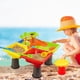 thumbnail image 3 of Mesa de agua y arena para niños pequeños, mesa de actividades con arenero, juguetes de playa de verano para niños Los 45x45x35cm, 3 of 9