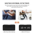 thumbnail image 4 of Wooden Digital Alarm Clock 3 Alarms Led Display Wireless Charging Electronic Alarm Clock For Bedroom Bedside Office, 4 of 9