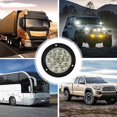 thumbnail image 5 of Tail Lights For Trailer Waterproof 4inch Round Red Amber LED Trailer Tail Lights 2PCS LED Tail Lights Kit For Rv Truck Trailer, 5 of 5