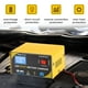 thumbnail image 4 of Cargador De Batería De AutomÓVIL Inteligente Pantalla VoltaJe De Potencia Modos Manuales Auticos Para Varios Vehículos Amarillo Compacto Ligero Ligero, 4 of 6