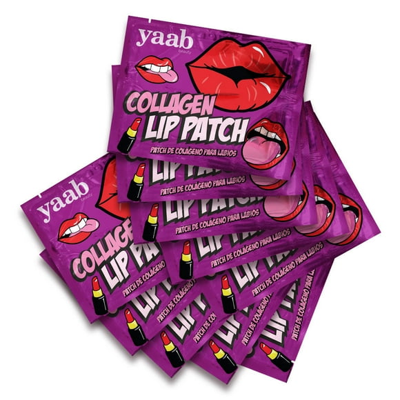 Yaab Beauty 10 pieces Collagen Hydrogel Lip Patch