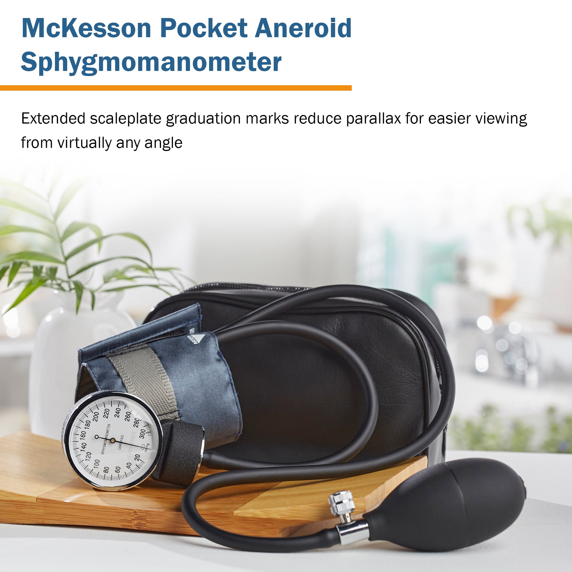 McKesson Pediatric Blood Pressure Unit, Aneroid Sphygmomanometer - Navy, 1 Ct