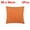Orange, variant on Unique Bargains 2-pcs Corduroy Decorative Throw Pillow Covers Teal Blue 12"x18"