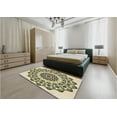thumbnail image 5 of Ahgly Company Machine Washable Indoor Rectangle Transitional Khaki Gold Area Rugs, 8' x 12', 5 of 7