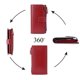 thumbnail image 4 of ZHAOCHENG Cartera de cuero para mujer, con bloqueo RFID, tarjetero, monedero para mujer con bolsillo con cremallera, color rojo, 4 of 5