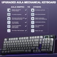 thumbnail image 2 of Teclado mecánico inalámbrico AULA S98 Pro con pantalla y perilla, 2 of 9