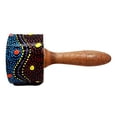 thumbnail image 4 of Balikraft Hand Made Wood Artisans "Marakas Ombak" Colorful Beach Ocean Premium Maracas Instrument Rumba, 4 of 7