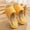 Yellow, variant on Women Men's Non Slip Linen Cotton Fabric House Slippers Cute Bear Slippers All-Season Indoor Bedroom Slippers Breathable Travel Home Slippers