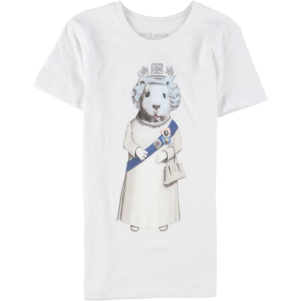 Elevenparis Hombre HRH Guinea Pig Graphic T-Shirt blanco XS