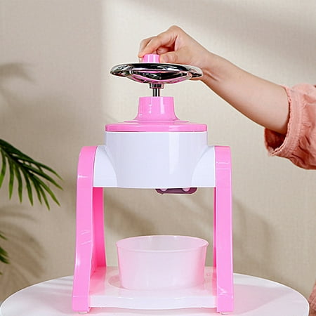 

Christmas Savings Feltree Home Essential Product New Shaved Ice Machine Manual Household Small Smoothie Machine Mini Hand Ice Crusher Continuous Ice Manual Ice Beating Machine