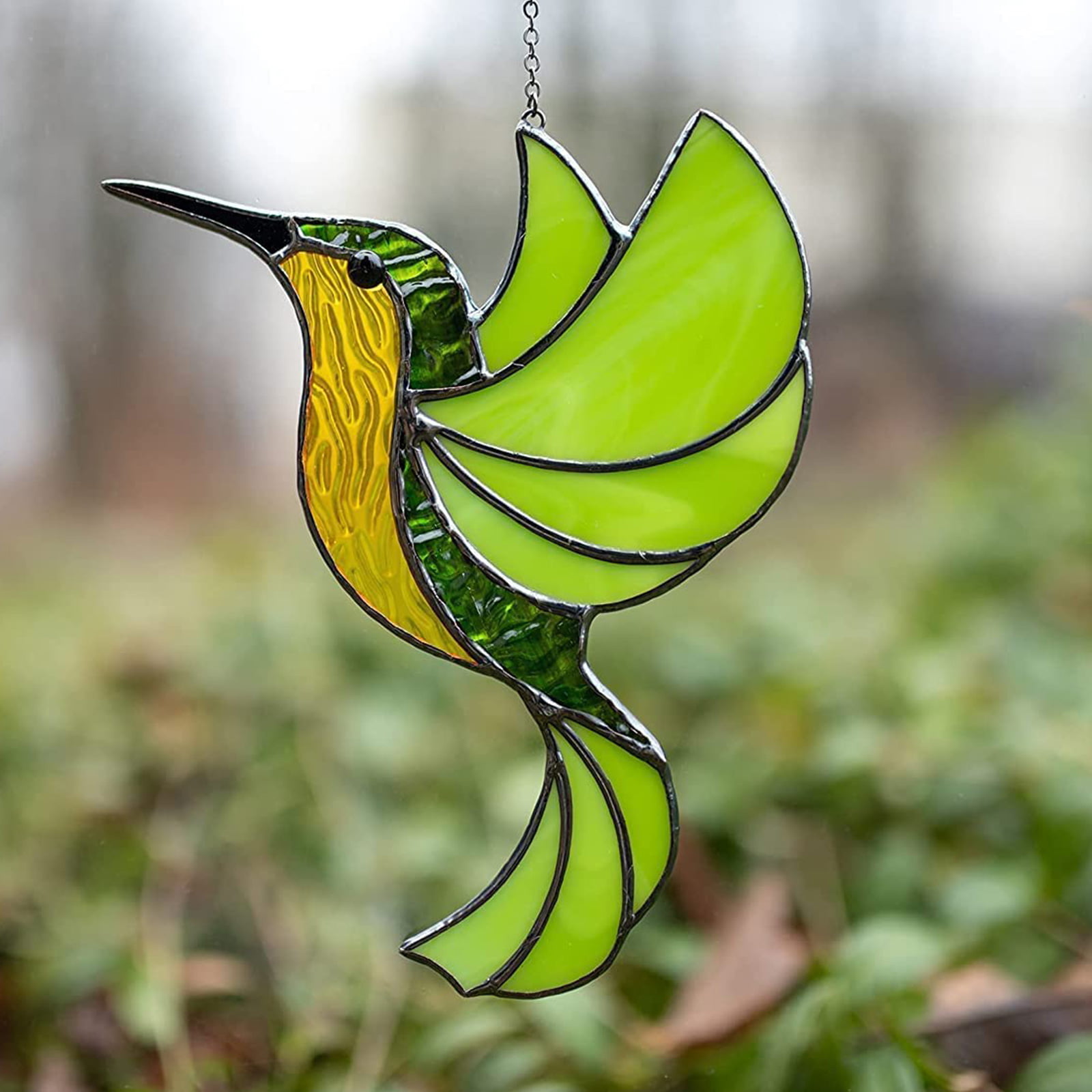 Lemondrop Glass Ornament Suncatcher - Bird