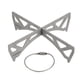 thumbnail image 3 of Horno de exterior Lixada exterior de titanio portátil Mini Estufa Rack / acero inoxidable de la cruz Lixada Horno de exterior, 3 of 7