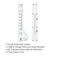CyberPower Essential Series P703URC1 2,000 Joule Surge Protector with 2