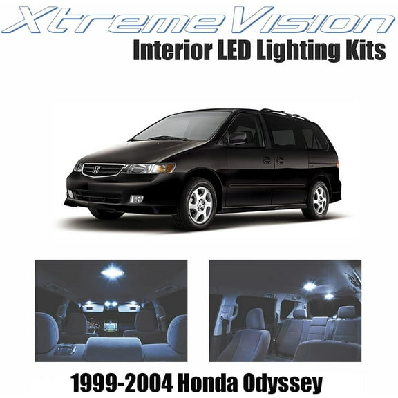 XtremeVision Interior LED for Honda Odyssey 1999-2004 7 Pieces Cool White Interior LED Kit   Installation Tool