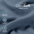 thumbnail image 3 of Bare Home Washed Sheet Set - Premium 1800 Collection - Deep Pocket - 4 Piece - Queen, Bering Sea, 3 of 8