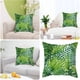 thumbnail image 2 of Funda de cojín con diseño botánico verde de la selva Cojín de sofá Cojín decorativo con hojas de la selva tropical Funda de cojín para sofá de casa Cojines estampados de felpa, 2 of 8