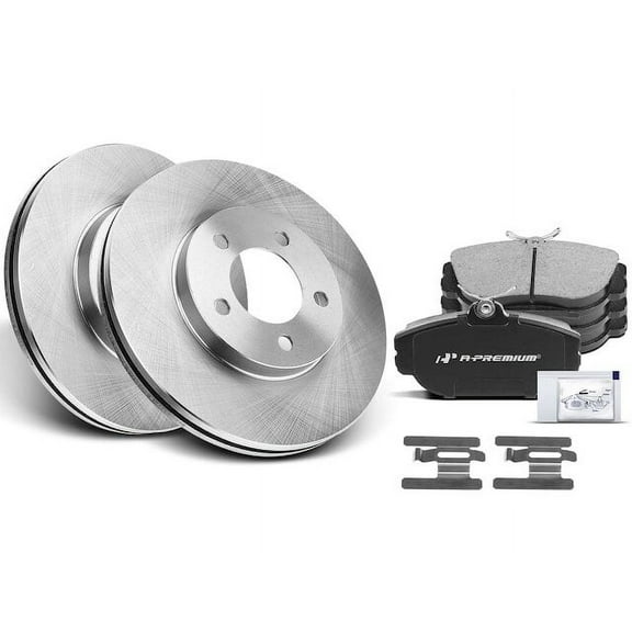 Front Brake Pad and Rotor Kit 6 - Compatible with 1994 - 2000 Ford Taurus 1995 1996 1997 1998 1999