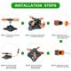 thumbnail image 5 of Garden Sprinkler, Automatic Garden Watering Irrigation System, Large Area Covering 360° Rotating Sprinkler for Lawn, Garden, 5 of 5