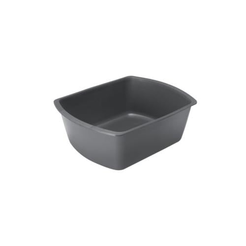Medline Rectangular Plastic Washbasins,Graphite,6.000 QT DYND80347