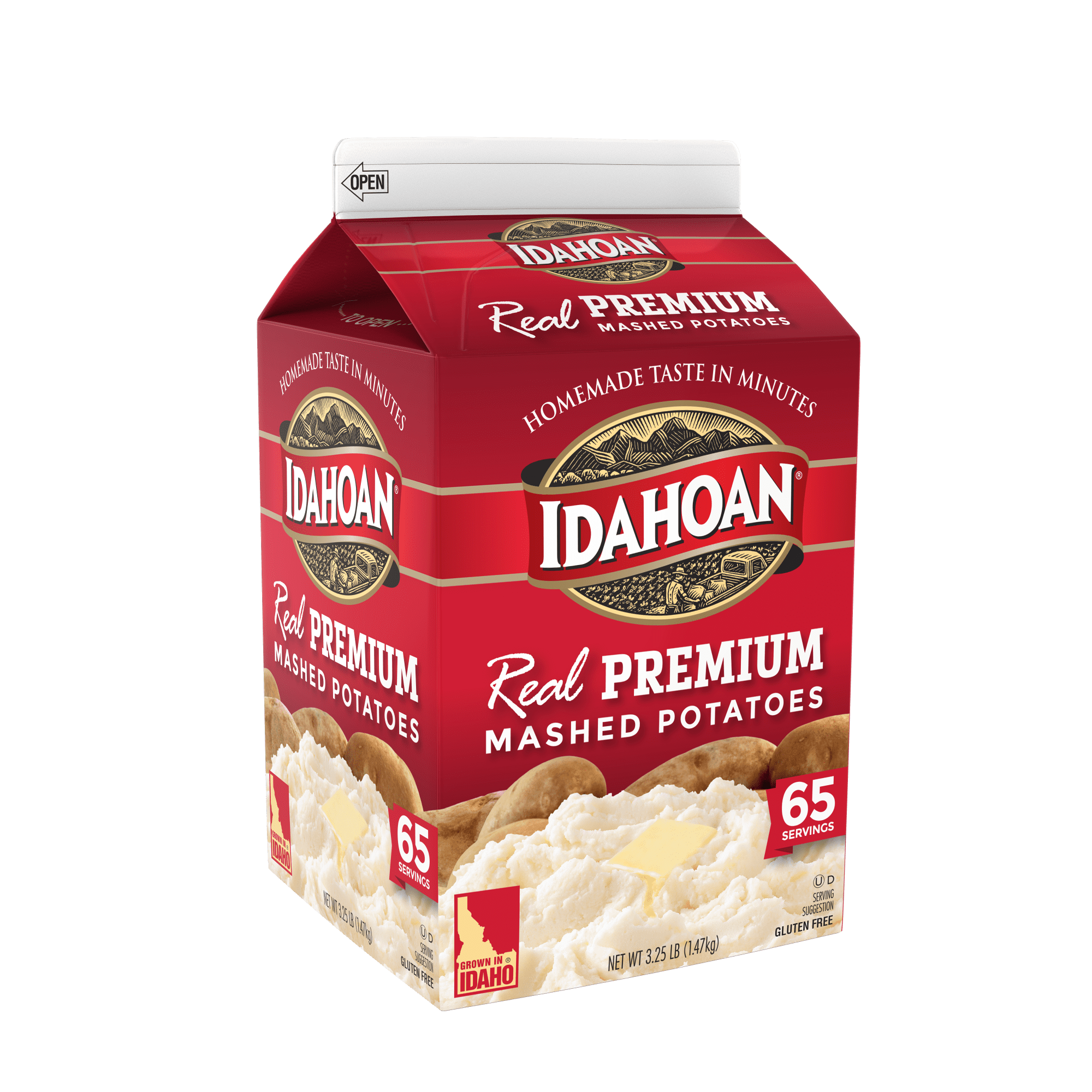 Idahoan Real Premium Mashed Potatoes (65 serving Carton)
