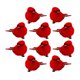 thumbnail image 1 of De Adorno De Cardenales De Pájaro Rojo Adorable Clip De Pájaro Artificial Realista Multifuncional Decoración Festiva Para Fiesta De Regalo De Corona De Árbol De Navidad10 Piezas Methold  HA012764-00, 1 of 7