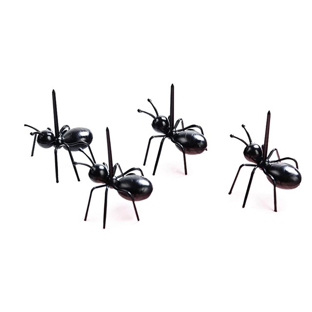Inteprter 12 piezas de palillos de para hormigas, tenedores de hormigas realistas reutilizables, tenedores de alimentos para animales Cocina y Comedor Inteprter HA012964-00