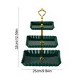 thumbnail image 3 of Lilixerw 3 Tier Cake Stand Wedding,Square Dessert Fruit Refreshment Cupcake Stand for Tea Party Serving Platter, 3 of 6