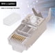 thumbnail image 4 of Cat7 10 Uds Blindado RJ45 8P8C CAT7 30GIP Conectores De Servidor De Red De Comunicación Cable Ethernet RJ45, 4 of 7