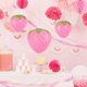 thumbnail image 4 of Nvzi 10 faroles de papel de fresa rosa, Windspeed, grandes faroles de fresa para decoración de fiestas de fresas, 3D, 20 y 30 cm (rosa), 4 of 5