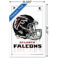 thumbnail image 3 of NFL Atlanta Falcons - Drip Helmet 20 Wall Poster, 14.725" x 22.375", Framed, 3 of 3