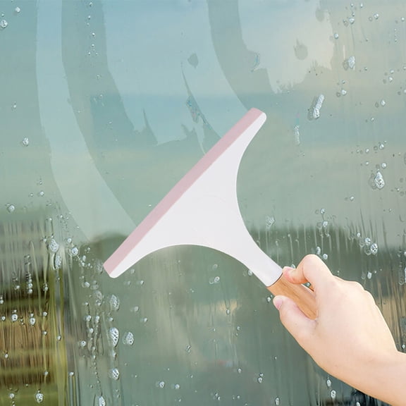 ETEREAUTY Window Cleaning Squeegee with Non- White Handle for Bathroom Mirrors and Car , 1 Piece
