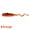 Orange, variant on Roll Tail Soft Bait With Dragon Pattern,Reverse Threaded Side Ridges,Vibrating Scorpion Tail,Anti-Snag Reverse Head Spines