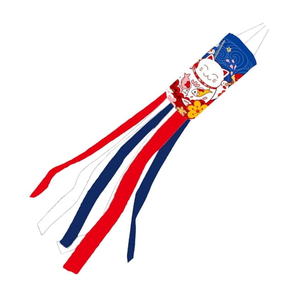 Guardoinrt Drapeau de Pipe à Vent Japonaise en Polyester pour Jardin Restaurant Bar Patio Sushi