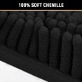 thumbnail image 2 of Grey Rugs for Bathroom Slip-Resistant Shag Chenille Bath Rugs Mat Extra Soft and Absorbent Bath Rug for Shower Room Machine-Washable Fast Dry (Grey, 17" x 24"), 2 of 5