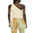 thumbnail image 4 of Women One Shoulder Backless Crop Top Sleeveless Strappy Open Back Cami Tank Tops, 4 of 5