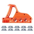 thumbnail image 4 of TFixol Rabot à Chanfreins Multi-Angle avec 10 Lames en Acier Inoxydable, Outil de Menuiserie Portable pour Planches de Bois Sec, Liège et Bois Massif, Design Double Angle 45° & 60°, Remplacement Facile des Lames, 4 of 6