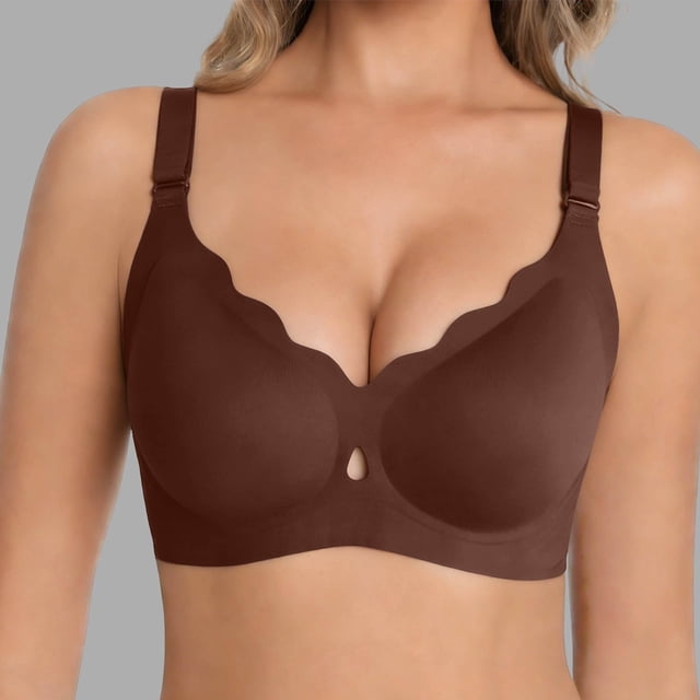Supportive Wireless Bra For Everyday Comfort With Full Coverage And Seamless Cups For Lifts And Shape Breathable Design For Home And Casual Wear