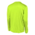 thumbnail image 6 of Mens Long Sleeve PosiCharge Competitor Polyester Tee Shirt Neon Yellow XL, 6 of 8