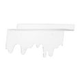 thumbnail image 2 of Estantería de acrílico transparente de 30 cm con repisa flotante invisible para pared, ideal para libros infantiles. Agua que fluye, 2 of 9