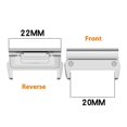 thumbnail image 3 of 1 Pair 22mm Watchband Connector for Garmin Fenix 8 47mm / Fenix E 47mm / Fenix 7 Watch Band Meta, 3 of 3