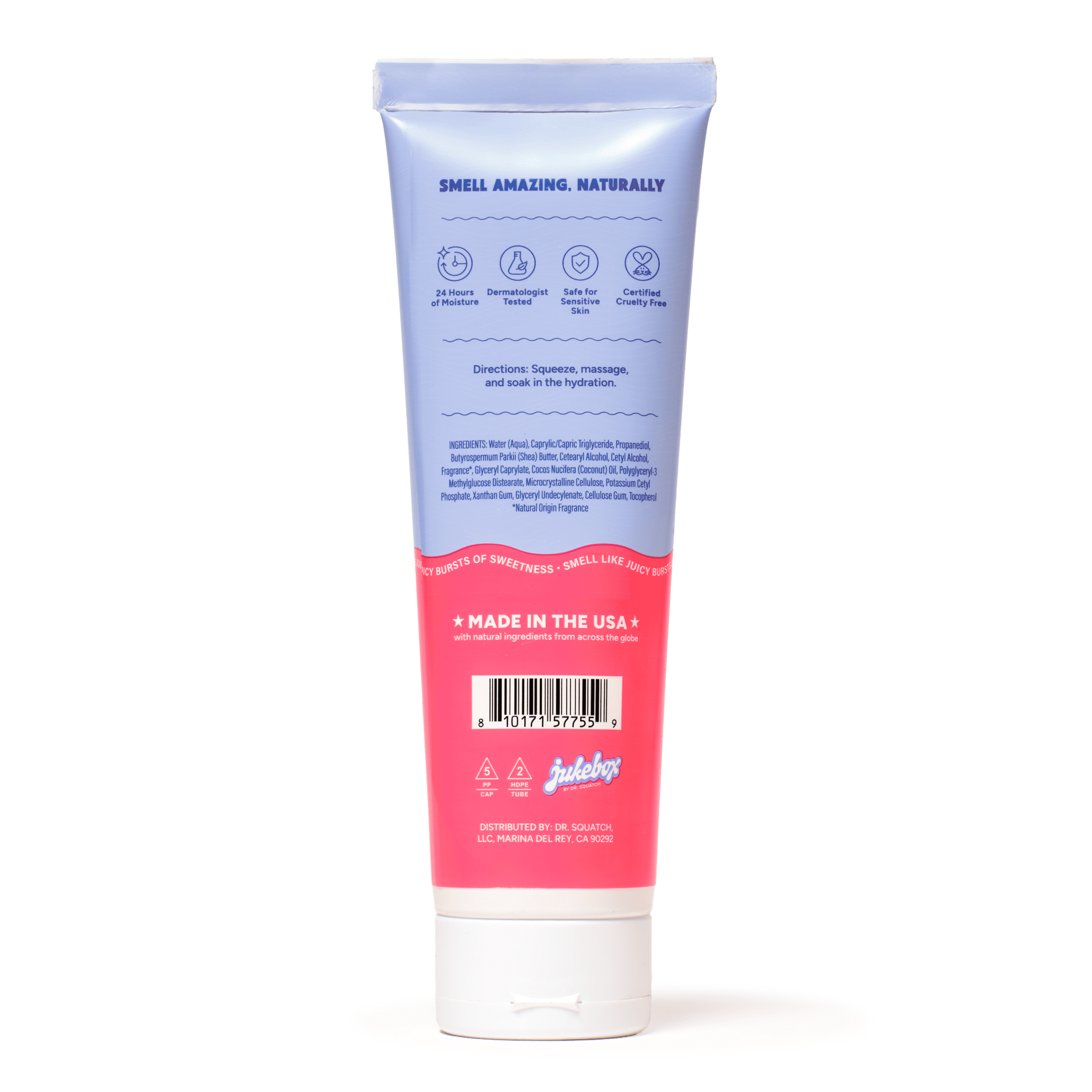 Jukebox Womens Natural Body Moisturizer Lotion, Hand & Body Lotion for Women, Watermelon Rush, 8 fl Oz