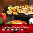 thumbnail image 3 of George Foreman 12-Serving Indoor/Outdoor Rectangular Electric Grill, Red, GFO201R, 3 of 5