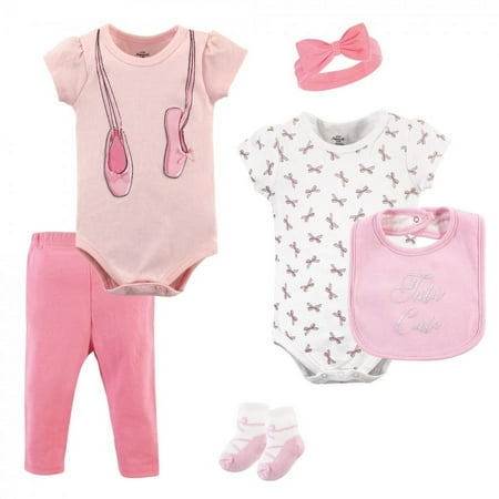 UPC: 0660168712964 | Little Treasure Baby Girl Layette 6-Piece Set  Ballerina  3-6 Months