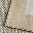 thumbnail image 4 of SAFAVIEH Martha Stewart Candis Floral Machine Washable Area Rug, Taupe/Green, 5' x 8', 4 of 11