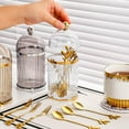 thumbnail image 6 of Necvior Utensils Holder with Lid Dustproof Dessert Fork Organizer Stylish Cutlery Rack for Home and Party Use Kitchen Accessory, 6 of 14
