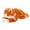 Orange, variant on Whyan Interactive Robot Cat Plush Stuffed Lifelike Interactive Cat with Realistic Meow Sounds and Gentle Music for Soothing Comfort(White,11.8 Inch)
