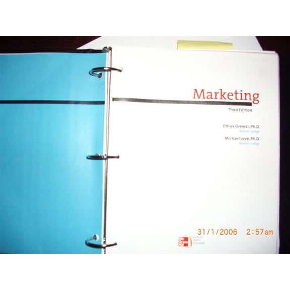Pre-Owned Marketing, 9780078028830, 0078028833, Hardcover, 3 edition