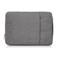 thumbnail image 2 of Bolsa de tela vaquera para ordenador portátil de 15 pulgadas, cremallera lavable, protección de Color sólido, reemplazo a prueba de arañazos, Almacenamiento y organización del hogar Gris Bewildely HA072613-02, 2 of 6
