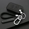 thumbnail image 1 of HAHDAXIA 3 Buttons Colored Leather Car Key Case Pouch，Fit For Chery Tiggo Arrizo Auto Smart Remote Key Cover Holder Car Interior Accessories, 1 of 7